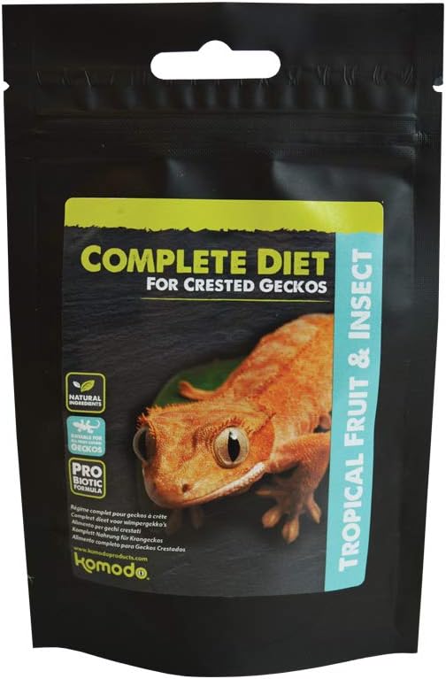 Komodo - Crested Gecko Complete Diet - Tropical Fruit & Insect 60g