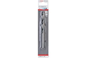 Bosch Professional Broca helicoidal HSS PointTeQ, para metal, vástago reducido, 11 x 94 x 142 mm, accesorio de taladro