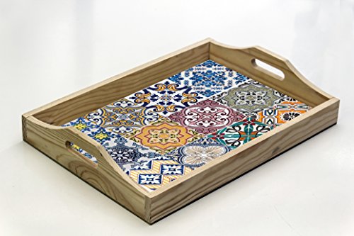 Dekorative Stickerfliesen mit tollen Motiven und Ornamenten für Wände und Fliesen | 12 teiliges Set | seidenmatt | 15x15cm - 7