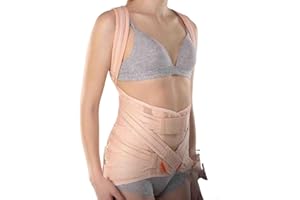 Ro+ten-Orthoservice M1336 Busto spallaccio dorso-lombare semirigido con tiranti, Crema