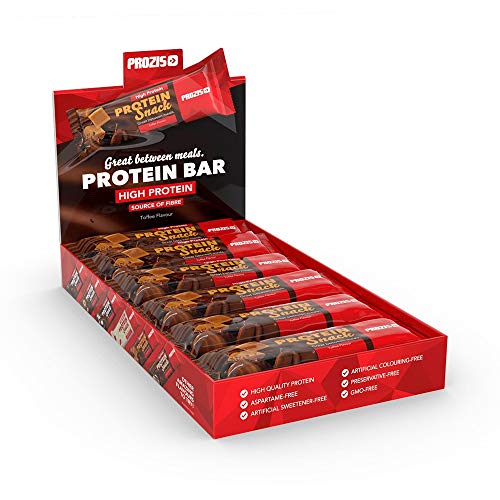 Prozis Protein Snack 30 g, Caramella Mou, Confezione da 12 Pezzi