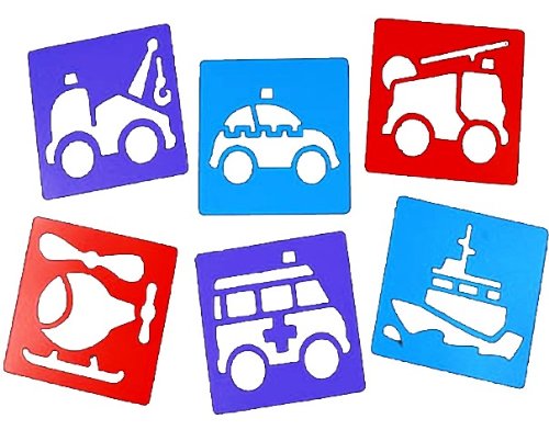 Preisvergleich Produktbild Notdienste Stencils (6er Set)