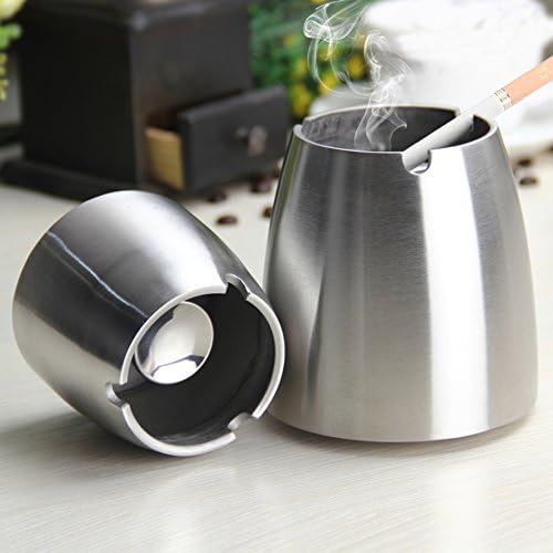 Stainless Steel-ashtray/Creative-ashtray/Living Room,Internet-ashtray/Wind-proof,With Column,Ashtray-A