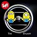 Price comparison product image 7 COLOURS 2 x Coolest Novelty Car Air Fresheners! Minions, Marvel Avengers, Game Of Thrones, Deadpool, Star Wars.Transform Your Boring Car! (Minions: Tim & Stuart) (Sweet Candy)