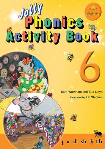 JOLLY PHONICS 6 ACTIVITY BOOK: In Precursive Letters (British English edition): Vol 6 (Jolly Phonics: Activity Book)