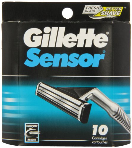 Gillette Sensor Cartridges 10 Refill Blades
