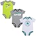 Produktbild Converse Baby - Jungen Bekleidungsset 3 Pack Creeper , Gr. 68 (Herstellergröße: 6-9M), Weiß (White)