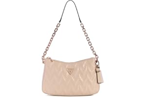 GUESS Damen Adelard Top Zip Shoulder Bag Schultertasche mit Reißverschluss Oben