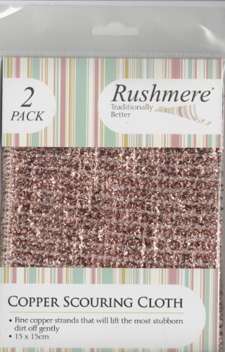 Rushmere Copper Scourer 2 pack (15cm x 15cm)