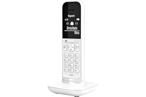 Gigaset CL390HX - Design DECT-Mobilteil mit Ladeschale - Fritzbox-kompatibel - Schnurloses Telefon für Router und DECT-Basis - 2 Akustik-Profile, weiß [Deutsche Version] [Ohne Basis]