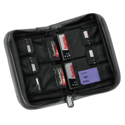 Hama Speicherkarten-Tasche für 10 Speichermedien, Grau/Schwarz, Mini - 2