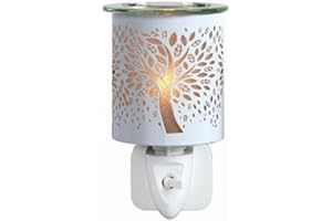 AROMA ACCESSORIES Aroma White & Gold Tree Of Life Plug In Wax Melt Warmer