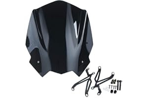 TAZGANTAX Protector de parabrisas para motocicleta Touring para deflector de viento G310R compatible con B.M.W G310 R G-310-R 2016 2017 2018 2019 2020 2021 2022 Accesorios de visera (Negro)