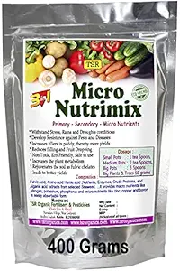 TSR Organic Fertilisers & Pesticides Micro Nutrimix granules 400 Grams All Purpose Fertilizer for Flowers Vegetables Fruits Leafy Plants