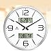 Produktbild Wohnzimmer Wanduhr/Kreative Kalender dual LCD Clock/[Moderne minimalistische Wandtafeln]/ stumm die Runde Uhr-B 16Zoll