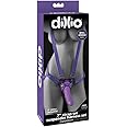 DILLIO Strap On Suspender Harness with Silicone 7 Inch Purple Do
