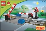 1173 Anzahl Teile LEGO Duplo Ville 3773 - Eisenbahn Bahnübergang