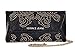 Produktbild VERSACE JEANS Grana Debossed Borchiato Tasche Damen Echtleder-Clutch Abendtasche Schwarz E3VPBPR2 75592 899