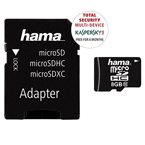 Hama Class 10 8GB microSDHC Speicherkarte inkl. Adapter Mobile - 2