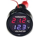 Messbereich: 12V- 24V, -10 ~ 80 °c