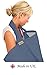 BebeChic * Top Quality 100% Cotton * Breastfeeding Covers * Boned Nursing Tops - with Storage Bag - deep cornflower / white dot