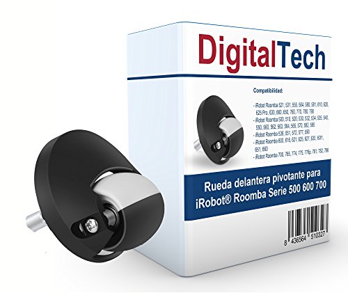DigitalTech® - Rueda delantera pivotante para iRobot Roomba Serie 500 600 700