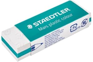 Staedtler Mars Plastic 52650E1-35 Gomma da cancellare bianco e pastello, 1 pezzo