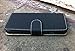 funkybuys® Apple Iphone Apple iPhone 6 (4.7 Inch) Premium PU Leather Flip Wallet Case / Cover / Pouch / Holster with Card Slots With Free Screen Protector and Mini Stylus Pen (Book Wallet Case, Black)