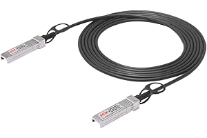 6COMGIGA 10G SFP+ DAC Cable, 3 M (10ft) Passive Twinax Cable, Direct Attach Copper, 10GBASE-CU Cable Compatible for Cisco, D-Link, Supermicro, ZTE, 3 Meter