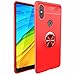 Produktbild Vectady für Xiaomi Mi Mix 2S [NO für Mix 2] Hülle, Silikon Schutzhülle Case Premium Handyhülle für Xiaomi Mi Mix 2S Silikonhülle Weich Silikon TPU Cover Tasche mit Ring Ständer 360 Grad Finger Halterung Stoßfest Hüllen Slim Bumper Case Schutz Handytasche Kratzfest Standfunktion Etui Schale für Xiaomi Mi Mix 2S (5.99 Zoll) - Rot