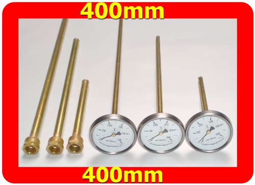 500°C Thermometer 40 cm Ofenthermometer Holzbackofen (ad-ideen) - 2
