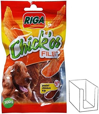 Animalerie Riga Chick'os filets de poulet 100g X6 - Price Per Unit