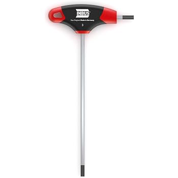 AB Tools Inbusschlüssel Set 8-teilig – T-Griff Mit Kugelkopf, Metrisch 2–10 Mm, Chrom-Vanadium-Stahl