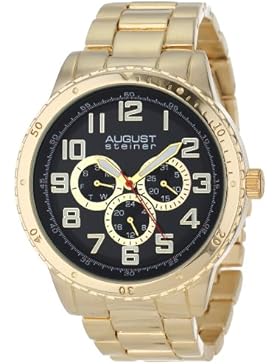 August Steiner Herren-Armbanduhr AS8060YG Analog Quarz