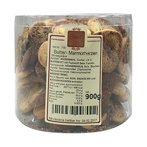 Preisvergleich Produktbild Esser Butter - Marmorherzen (900g Runddose)