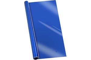 DENTEDELEAO Tönungsfolie selbstklebend für Auto, Scheinwerfer, Nebelscheinwerfer, Rückleuchten und Blinker (blau)