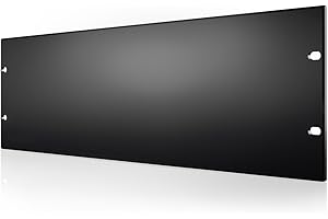 AC Infinity Rack pannello accessorio vuoto 3U spazio per 19" Rackmount, Heavy Duty 3mm Gauge acciaio, nero