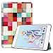 Produktbild JDDRCASE Handy Zubehör Hüllen, Eule Schmetterling Blume Löwenzahn Eiffelturm Design Smart Tablet Case Trifold Ständer mit Auto Sleep/Wake für iPad Mini 5 (2019) / iPad Mini 4 (2015) (Pattern : 1)