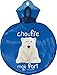 Produktbild Incidence Paris 36137 Wärmflasche mit Aufdruck "Chauffe Moi Fort" ("Halt mich schön warm") Kunststoff blau 21 x 21 x 4,5 cm