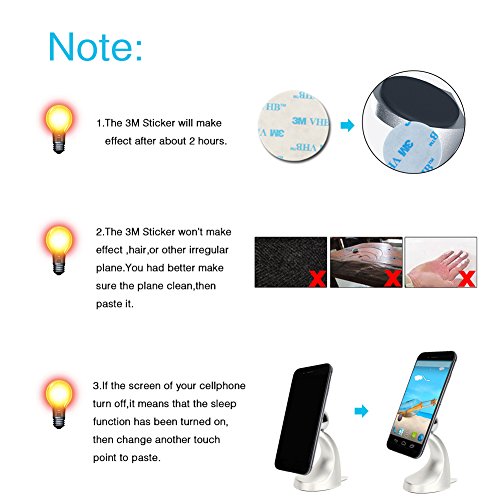 PUMPKIN Handyhalter fÃ¼rs Auto Magnet Universal KFZ Handy Halterung einstellbar fÃ¼r iPhone X 8 7 6, Samsung Galaxy S8 S7 S6 und alle Handys