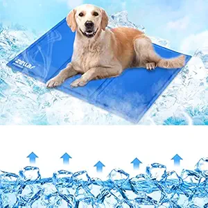 Zellar Pet Cooling Mat, Dog Cat Cool Mat Self Cooling, Large, 50 X 90 Cm