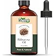 Organic Zing Palmarosa (Cymbopogon Martinii) Oil | Pure & Natural Essential Oil for Aroma, Diffusers, Skincare & Hair care - 118ml/3.99fl oz