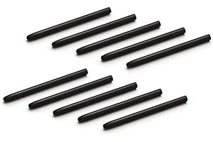 10x Black Pen Nibs Replacement For Wacom Intuos 3 / 4 BAMBOO CTE MTE CTL CTH Series Stylus
