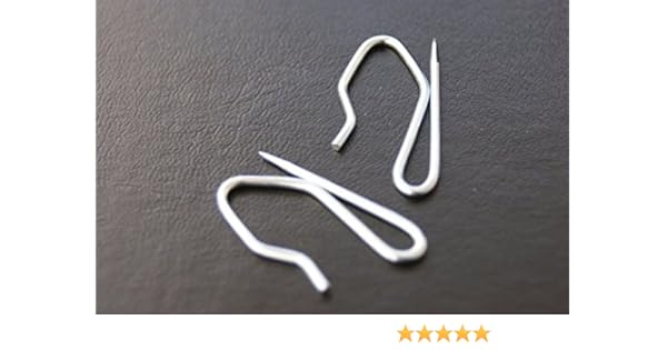 Zinc Metal Curtain Pin Hooks For Pinch Goblet And Cartridge Pleat