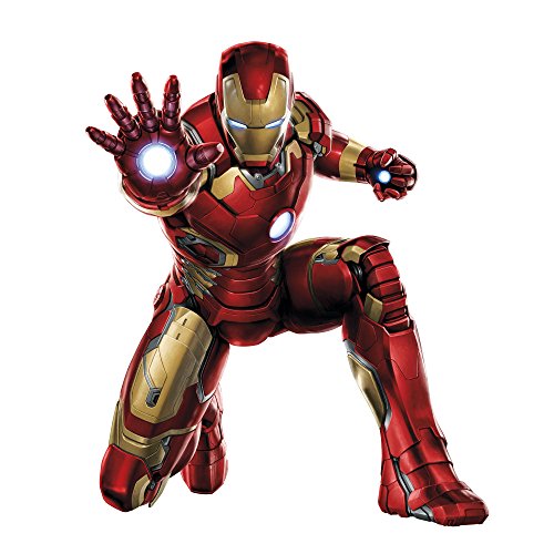 Ironman Marvel Avengers Kinder Wandaufkleber Wandüber Wall Art Wand Tattoo Customise4U™ (ironman kneeling 35cm)