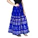 Home Shop Gift Gold printed Cotton long Skirt for women ( free Size) RS.495.00