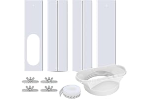 YIIDA Sello De Ventana, Soporte De Sello De PVC De Ventana De Repuesto De CA Portátil, Kit De Ventilación De Ventana De Aire Acondicionado Portátil, Adecuado Para Aire Acondicionado Móvil Con Mangueras De