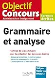 Image de Objectif Concours Grammaire et analyse