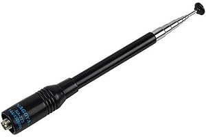 Nagoya Antenne double bande NA-773 SMA femelle UHF VHF 144/430 MHz pour radio Baofeng UV-5R bidirectionnelle PX-888K TG-UV2 Kenwood TK-370