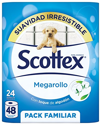 Scottex Megarollo Papel Higiénico - 24 Rollos